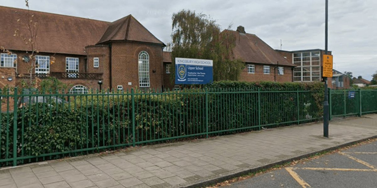 Two pupils rushed to hospital after stabbing at London secondary school as police launch hunt for teenage suspect Two pupils rushed to hospital after stabbing at London secondary school as police launch hunt for teenage suspect