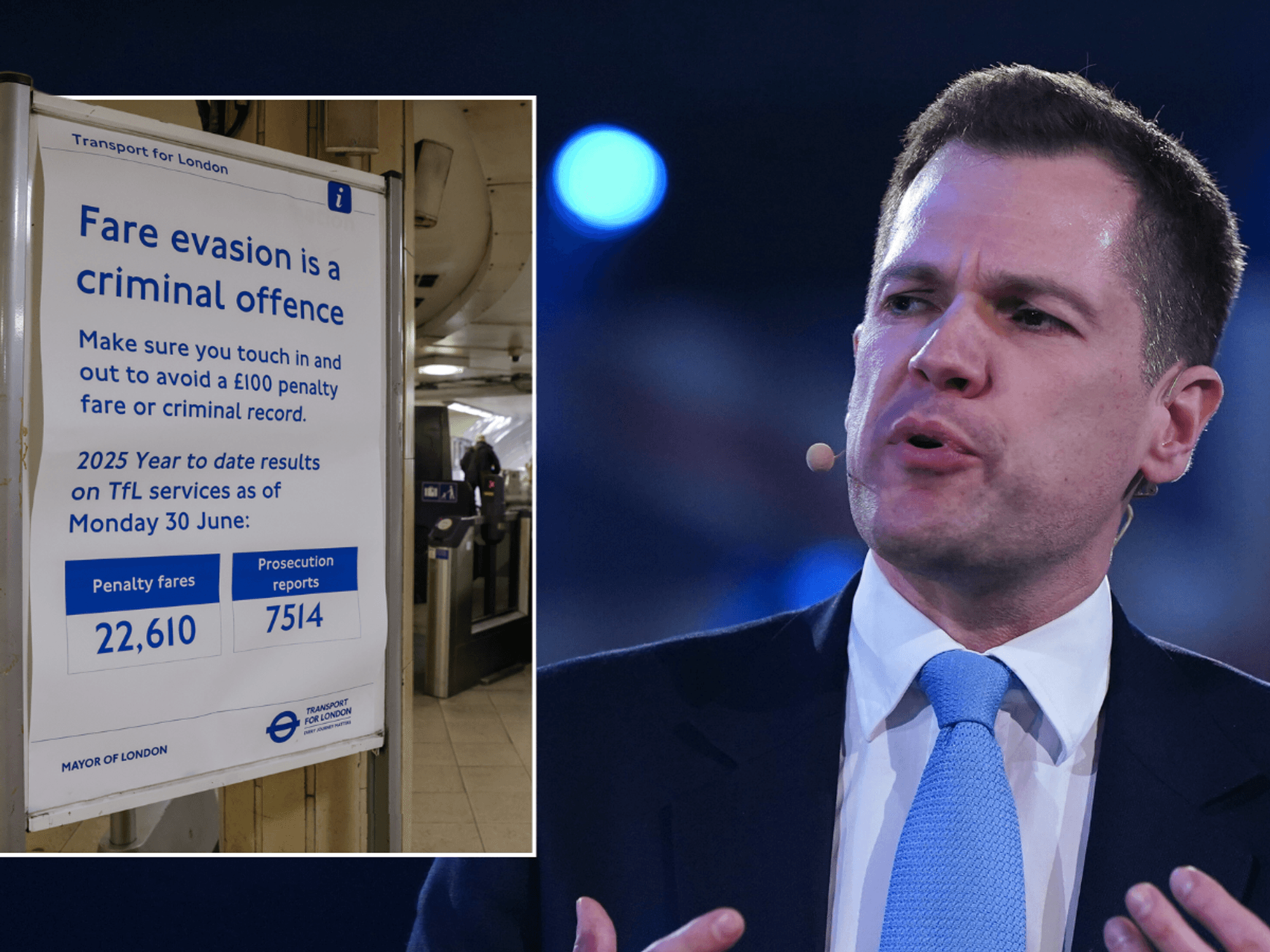 London Tube fare-dodger fines hit two-year low - just months after Robert Jenrick shamed TfL into...