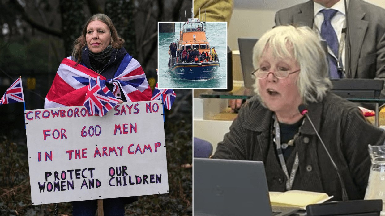 'Disturbing!' Green councillor has grandchildren write Valentine's Day cards to Crowborough 'asylum seekers'