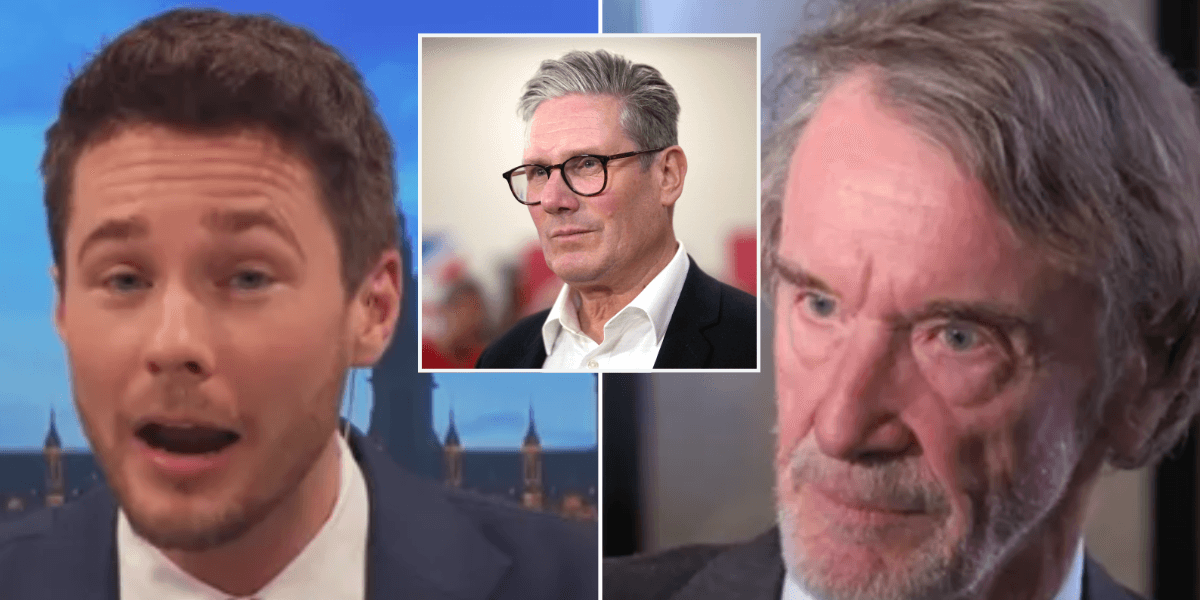 Alex Armstrong says Keir Starmer is ‘in no position to lecture’ as GB News star rips apart PM’s calls for Jim Ratcliffe apology Alex Armstrong says Keir Starmer is ‘in no position to lecture’ as GB News star rips apart PM’s calls for Jim Ratcliffe apology