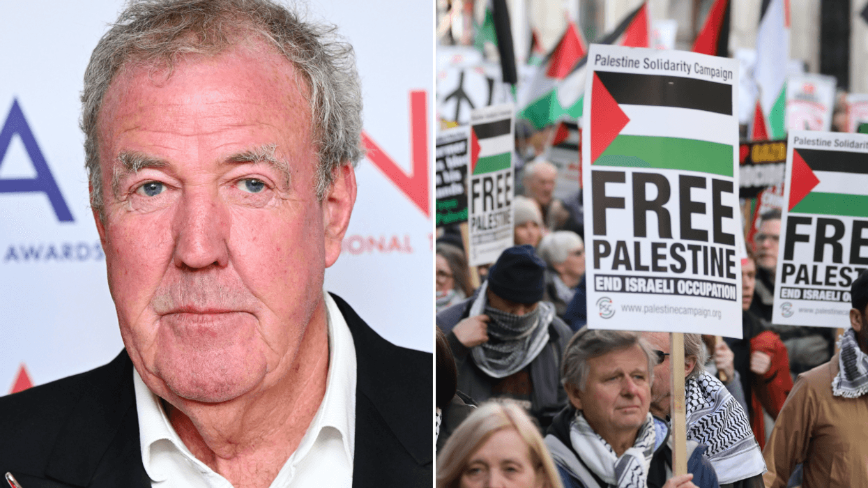 Jeremy Clarkson sparks outrage from pro-Palestine activists as they slam Clarkson's Farm star's 'outrageous' Gaza remark