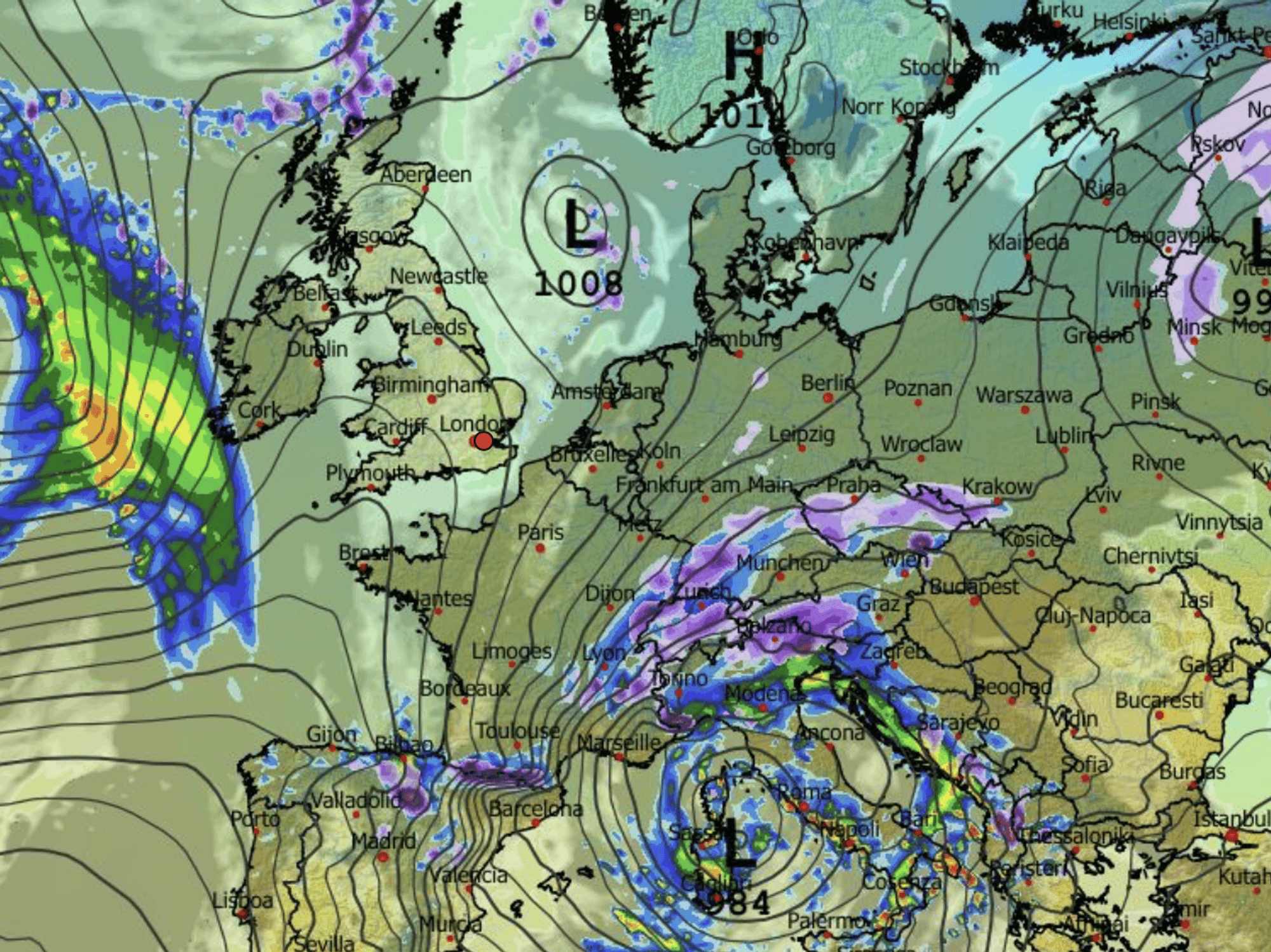 ‘Sunniest day of the year’ before temperatures plunge ahead of another deluge