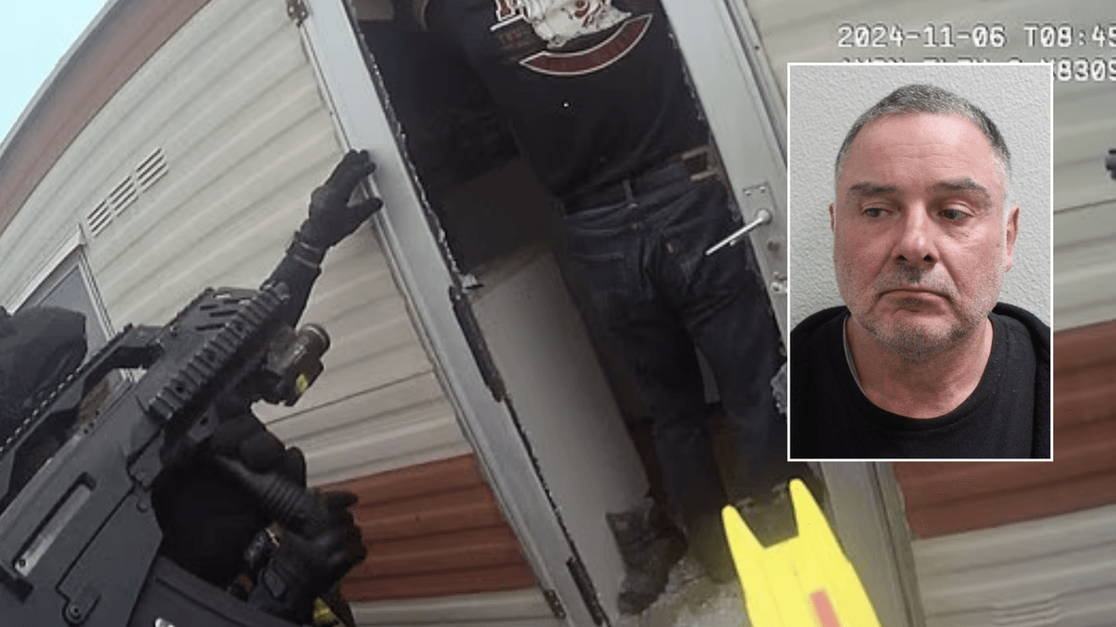 Underworld gun factory discovered on Britain's biggest traveller site as part of 'imminent race war' against Muslims and migrants