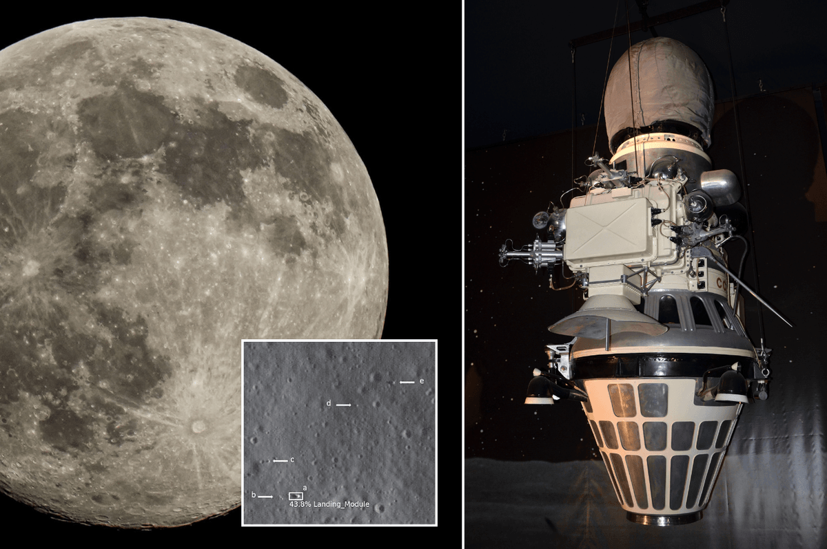 Astronomers spot long-lost lunar spaceship on surface of the Moon - 60 years after doomed craft vanished