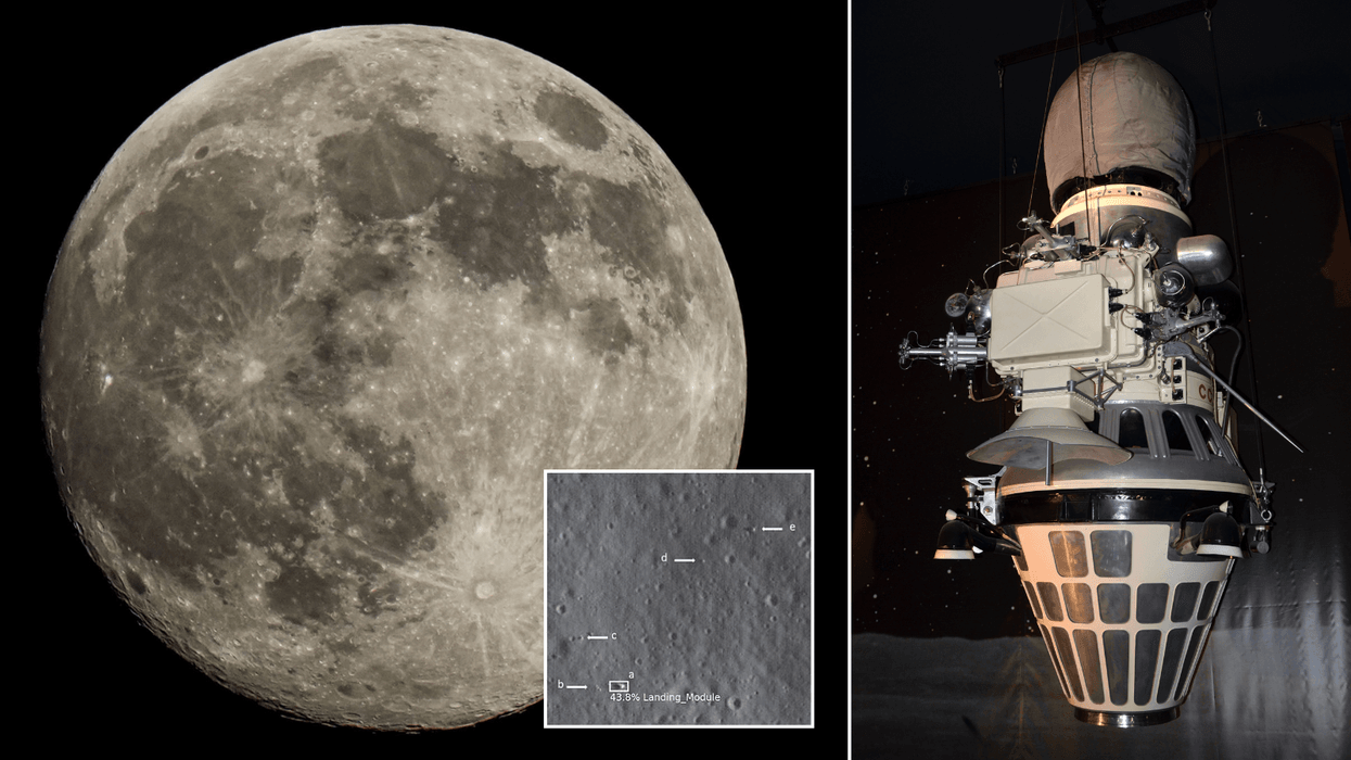 Astronomers spot long-lost lunar spaceship on surface of the Moon - 60 years after doomed craft vanished
