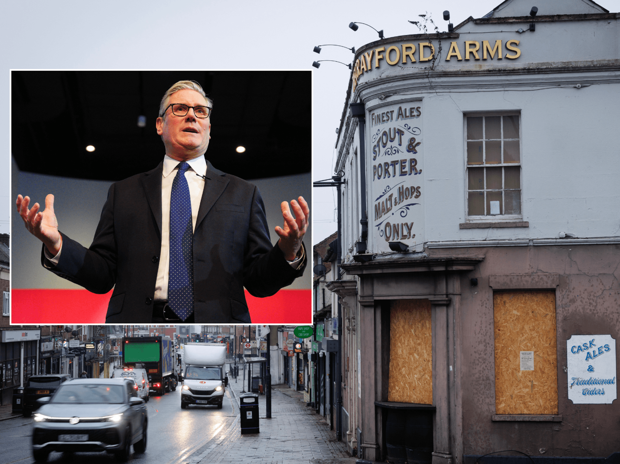 Keir Starmer launches ‘devastating’ new attack on pubs leaving thousands on brink of closure