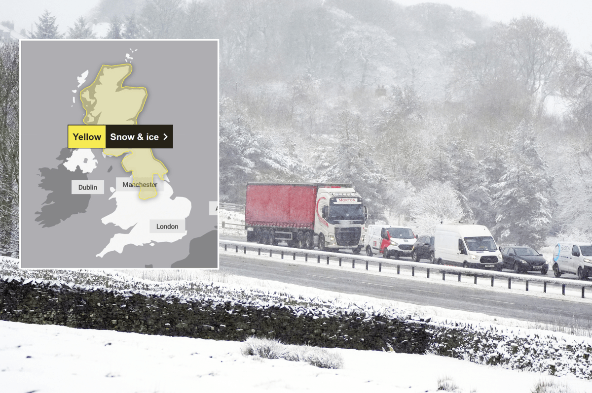 Six inches of snow set to fall across Britain as fresh weather warnings enforced