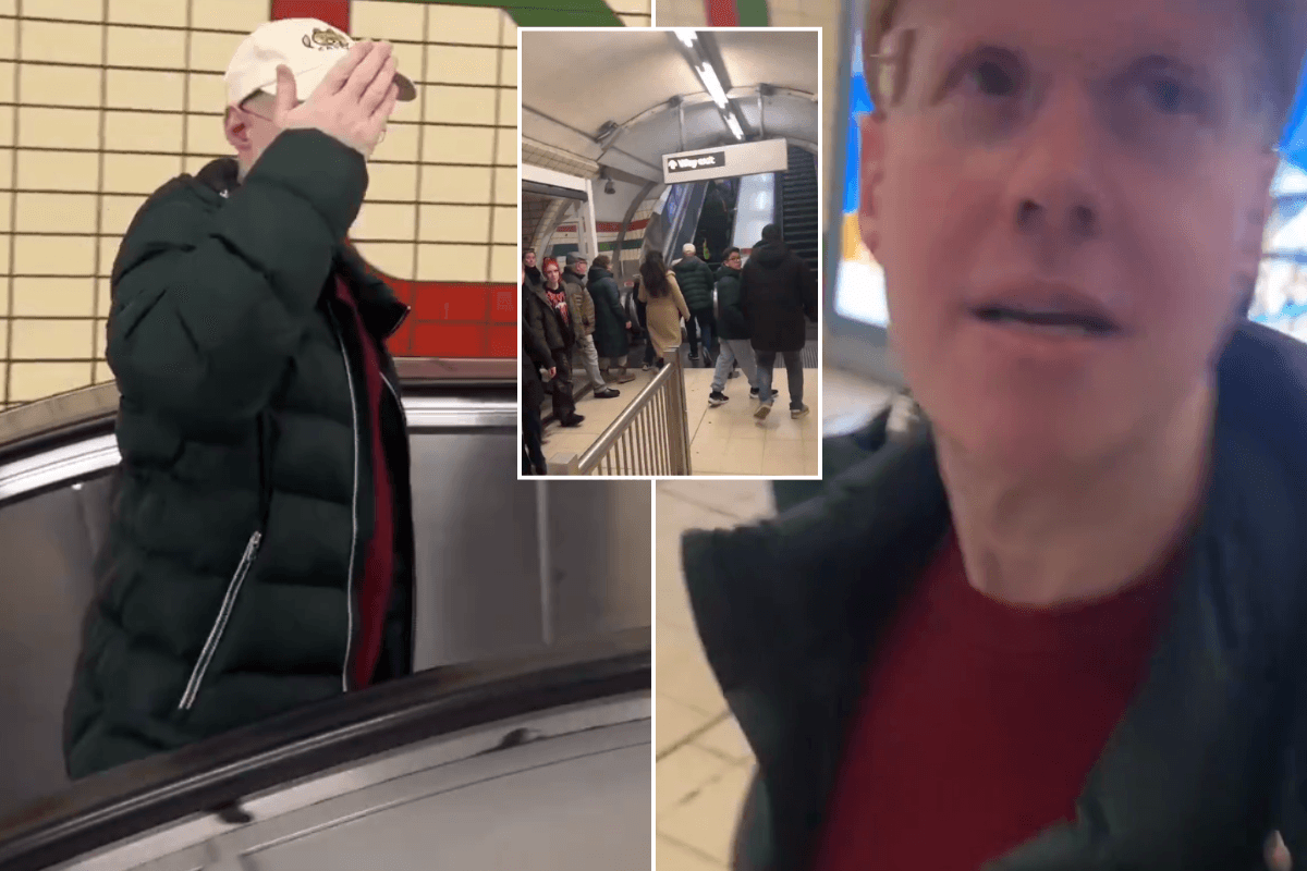 Matt Lucas bats away 'Free Palestine' activist as shocking footage emerges from heated confrontation - WATCH