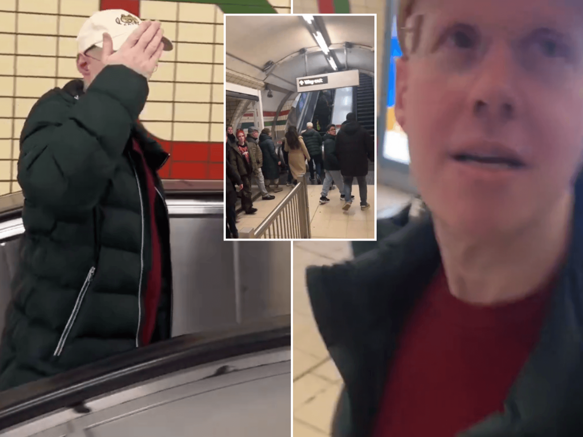 Matt Lucas bats away 'Free Palestine' activist as shocking footage emerges from heated confrontat...