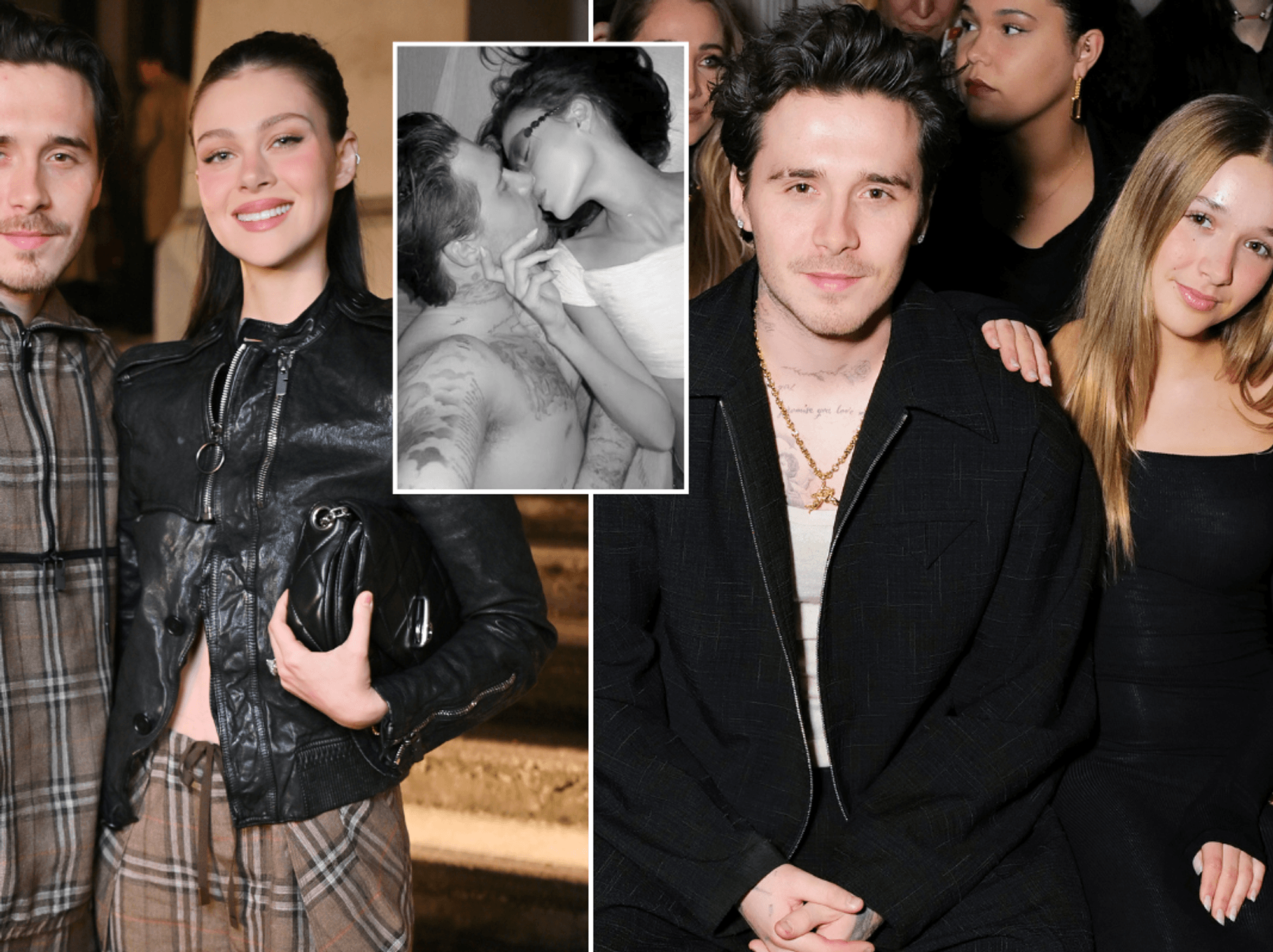 Brooklyn Beckham sparks uproar with 'weird' Valentine's post just hours after sister Harper's oli...