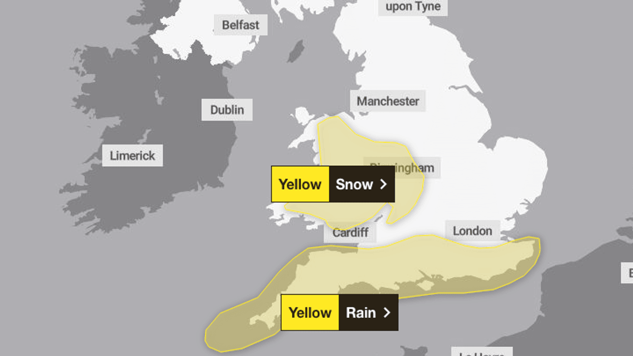 Snow weather warning issued for parts of Britain as Met Office cautions of communities getting cut off