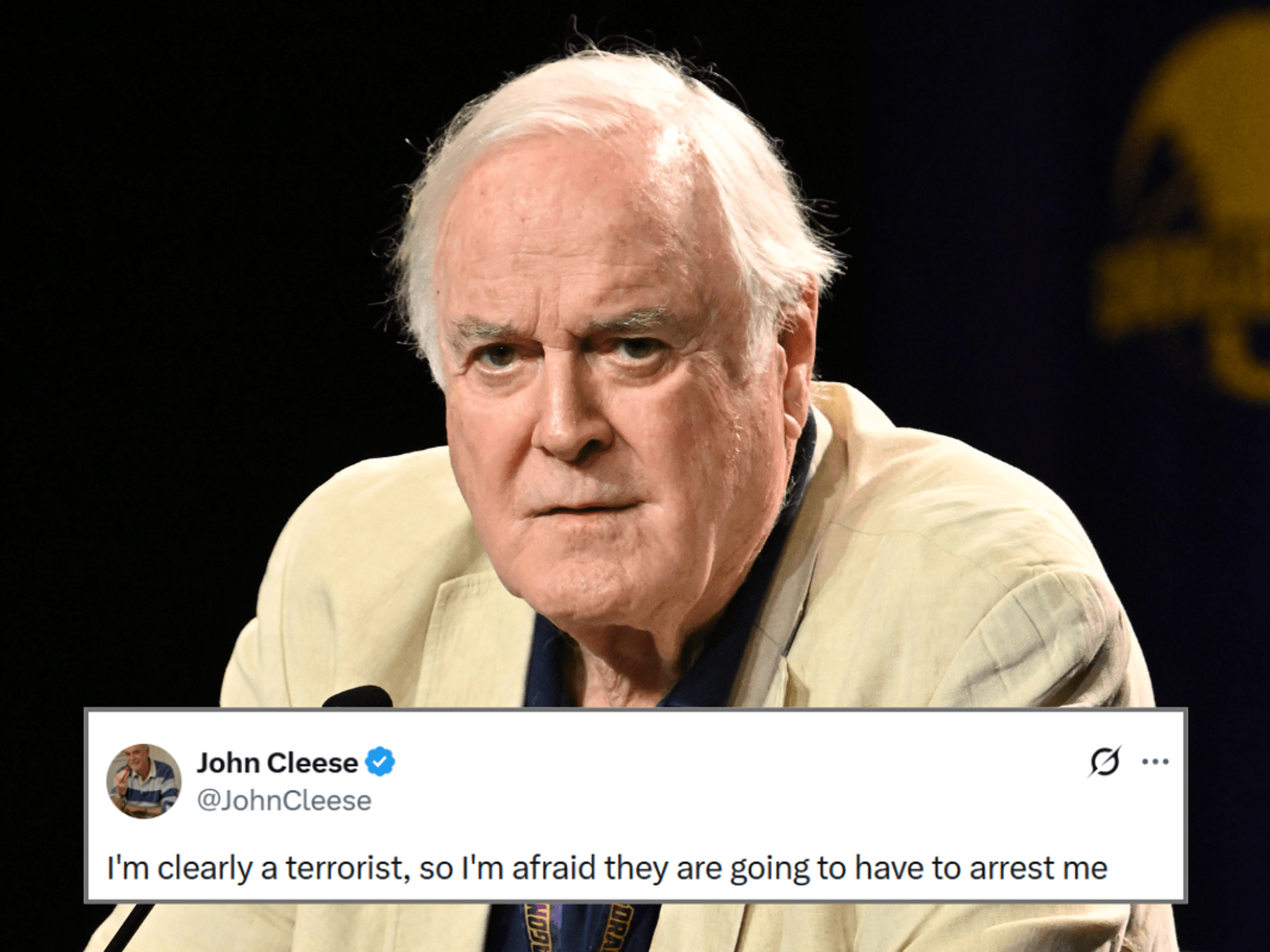 John Cleese fumes 'they’re going to have to arrest me' as he blasts Labour definition of 'extreme right'