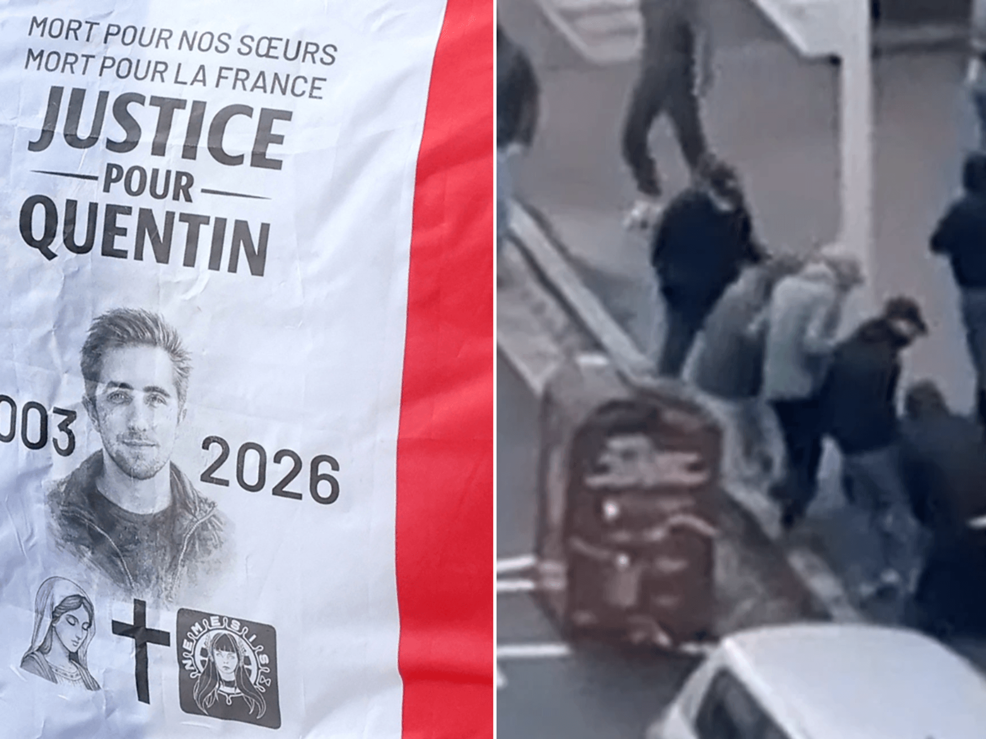 Nine arrested after right-wing student beaten to death by masked far-left militant mob in France