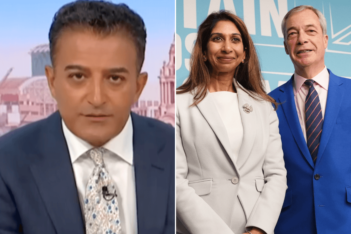 Adil Ray ignites Suella Braverman feud as ITV GMB star unleashes blistering Reform UK 'fascism' rant: 'Broadcasters are CENSORED'