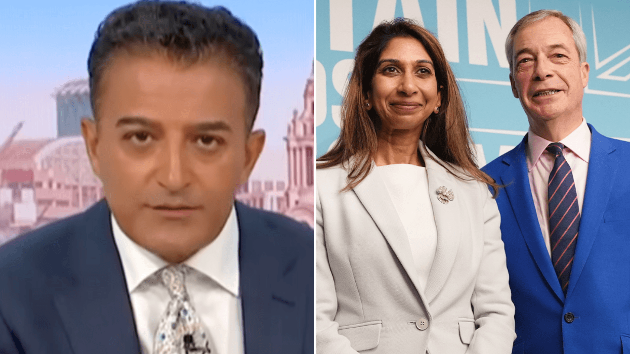 Adil Ray ignites Suella Braverman feud as ITV GMB star unleashes blistering Reform UK 'fascism' rant: 'Broadcasters are CENSORED'