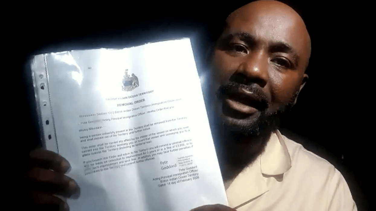'They will have to KILL me!' Chagos leader refuses to leave after being slapped with eviction notice