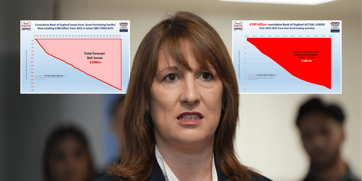 Rachel Reeves backed into a corner as bombshell report blows lid on Bank of England’s £100billion black hole Rachel Reeves backed into a corner as bombshell report blows lid on Bank of England’s £100billion black hole