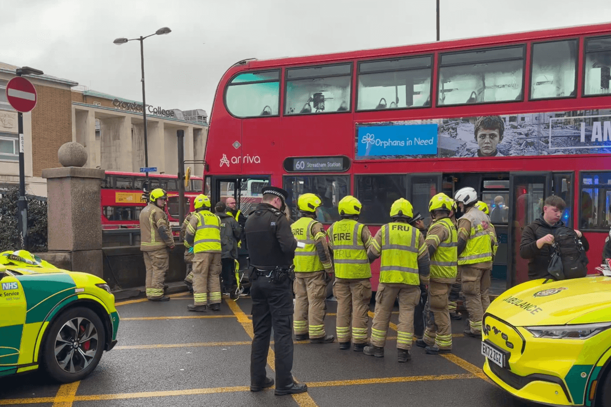 Nine people injured in London’s SECOND major bus crash over past 24 hours