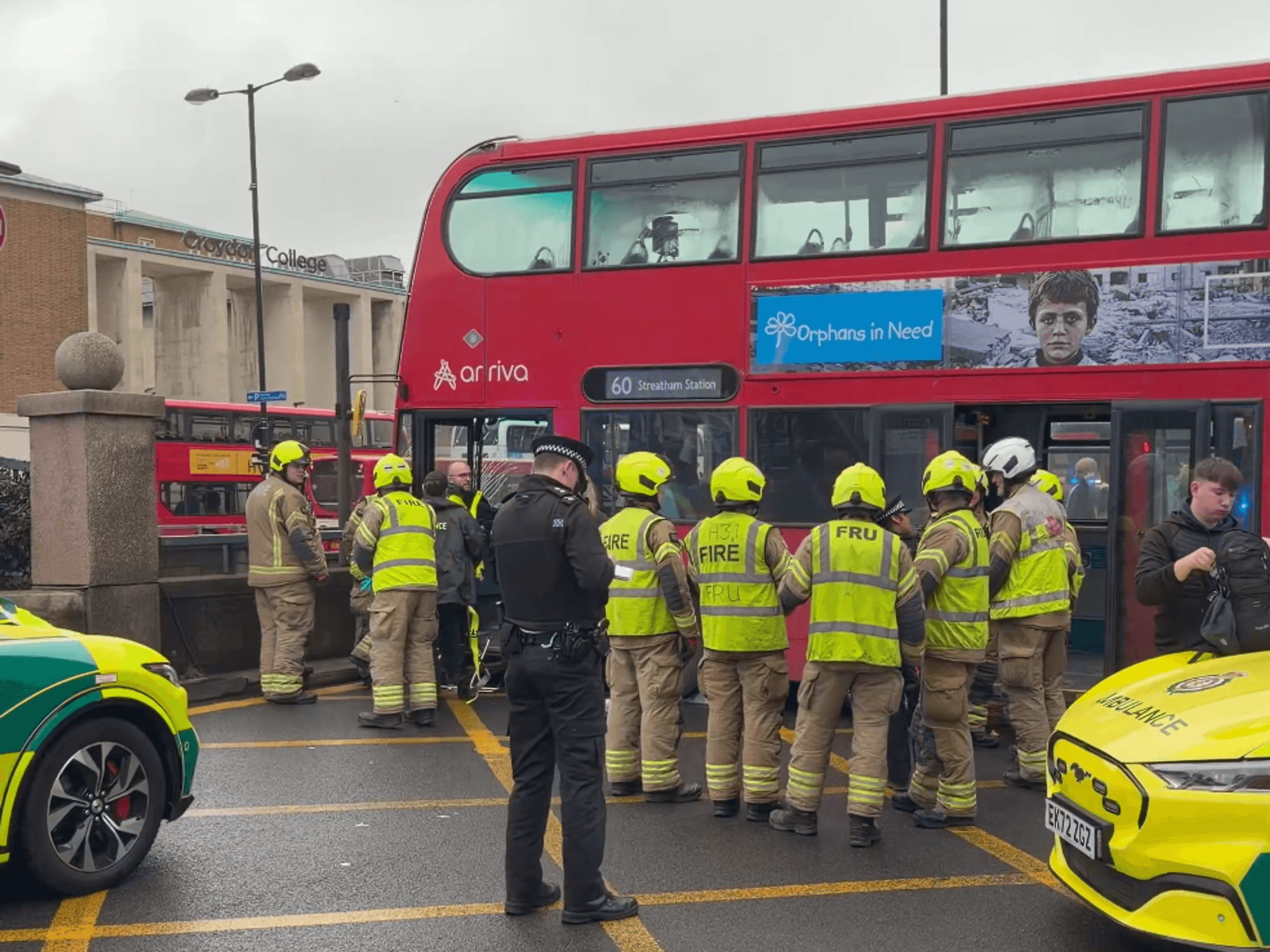 Nine people injured in London’s SECOND major bus crash over past 24 hours