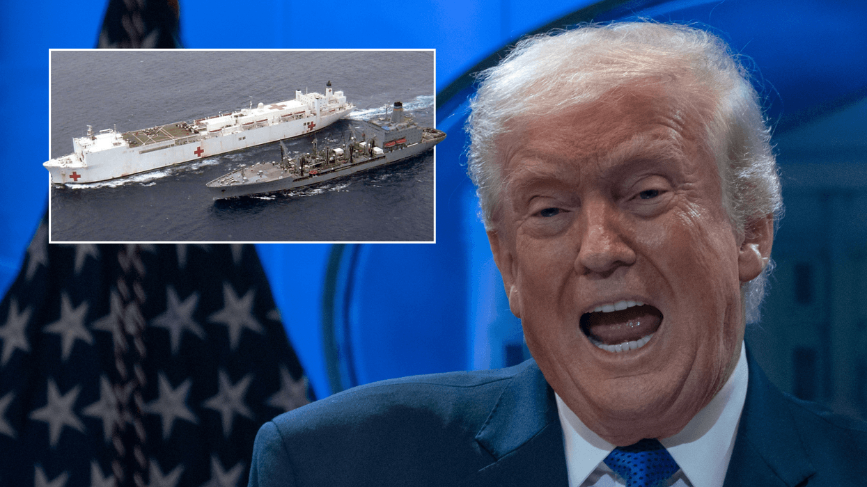 Donald Trump reveals cryptic plan to send 65,000-tonne Navy ship to Greenland - 'It's on the way!'