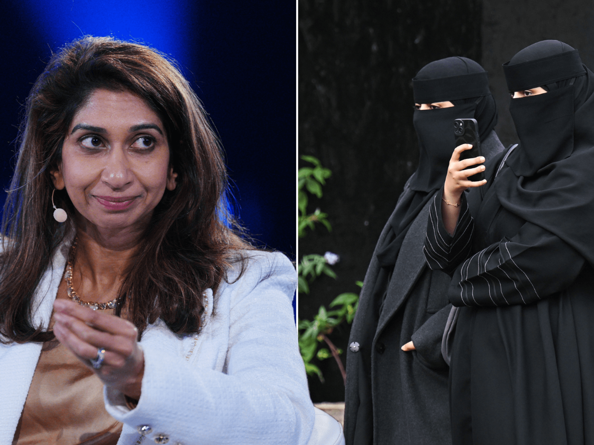 Suella Braverman renews call for burka ban as she warns of major 'betrayal'