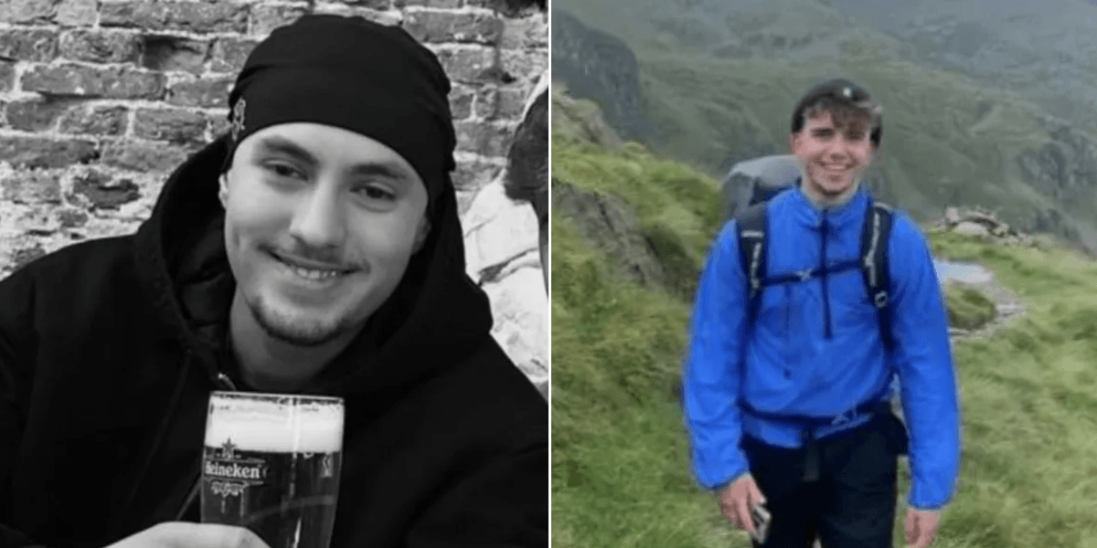 Tributes as young walkers found dead on Wales peak are pictured for first time Tributes as young walkers found dead on Wales peak are pictured for first time