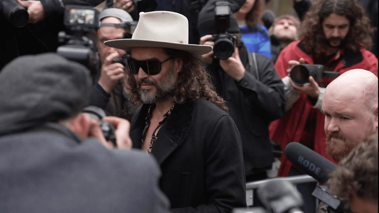 WATCH: Russell Brand arrives at Southwark Crown...