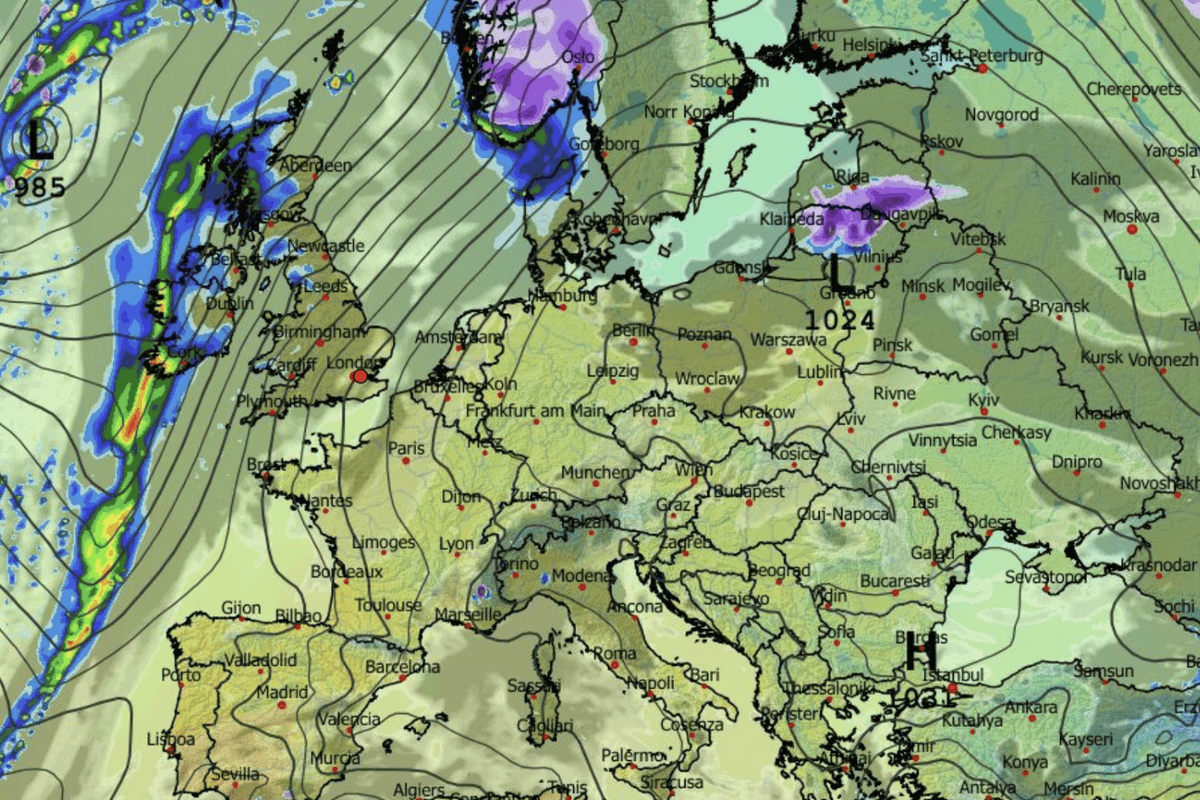 Queue of stormy weather systems line up to drench Britain as first taste of spring quickly fizzles out