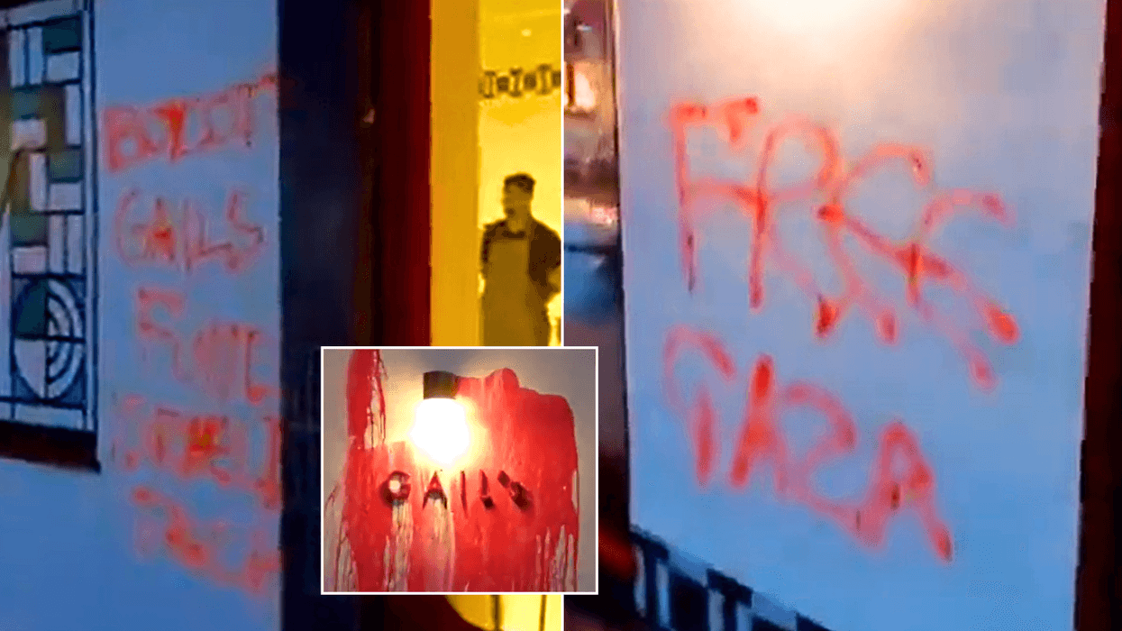Gail's bakery vandalised with pro-Gaza messages in 'intimidation' campaign over loose ties to Israel