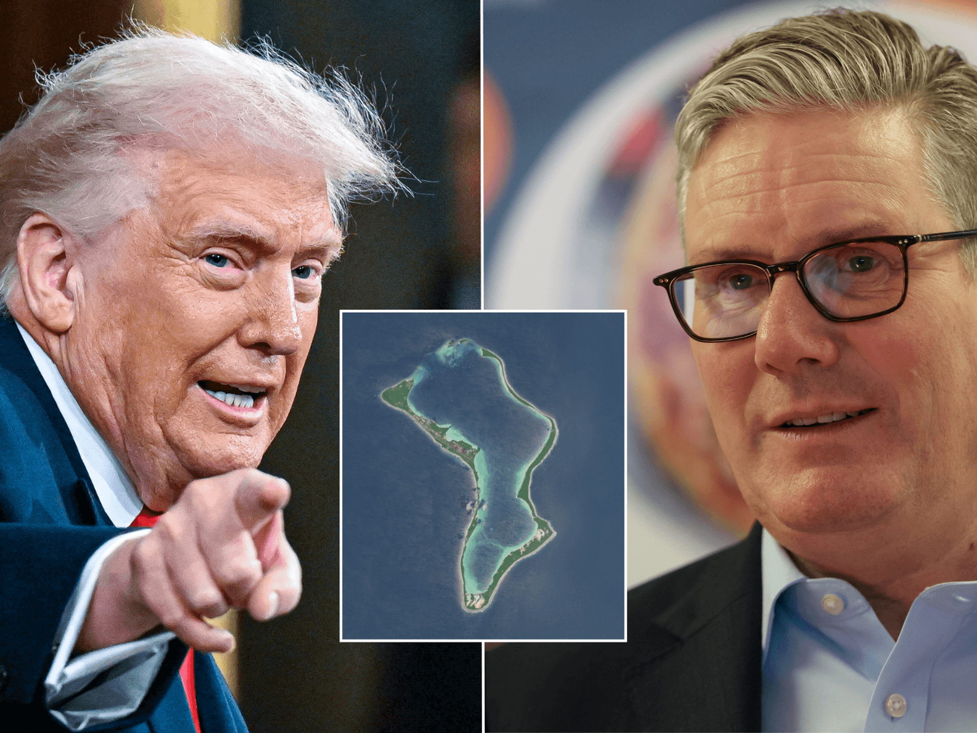 Donald Trump refuses to back Chagos 'surrender' unless Keir Starmer lets him attack Iran from UK-US base