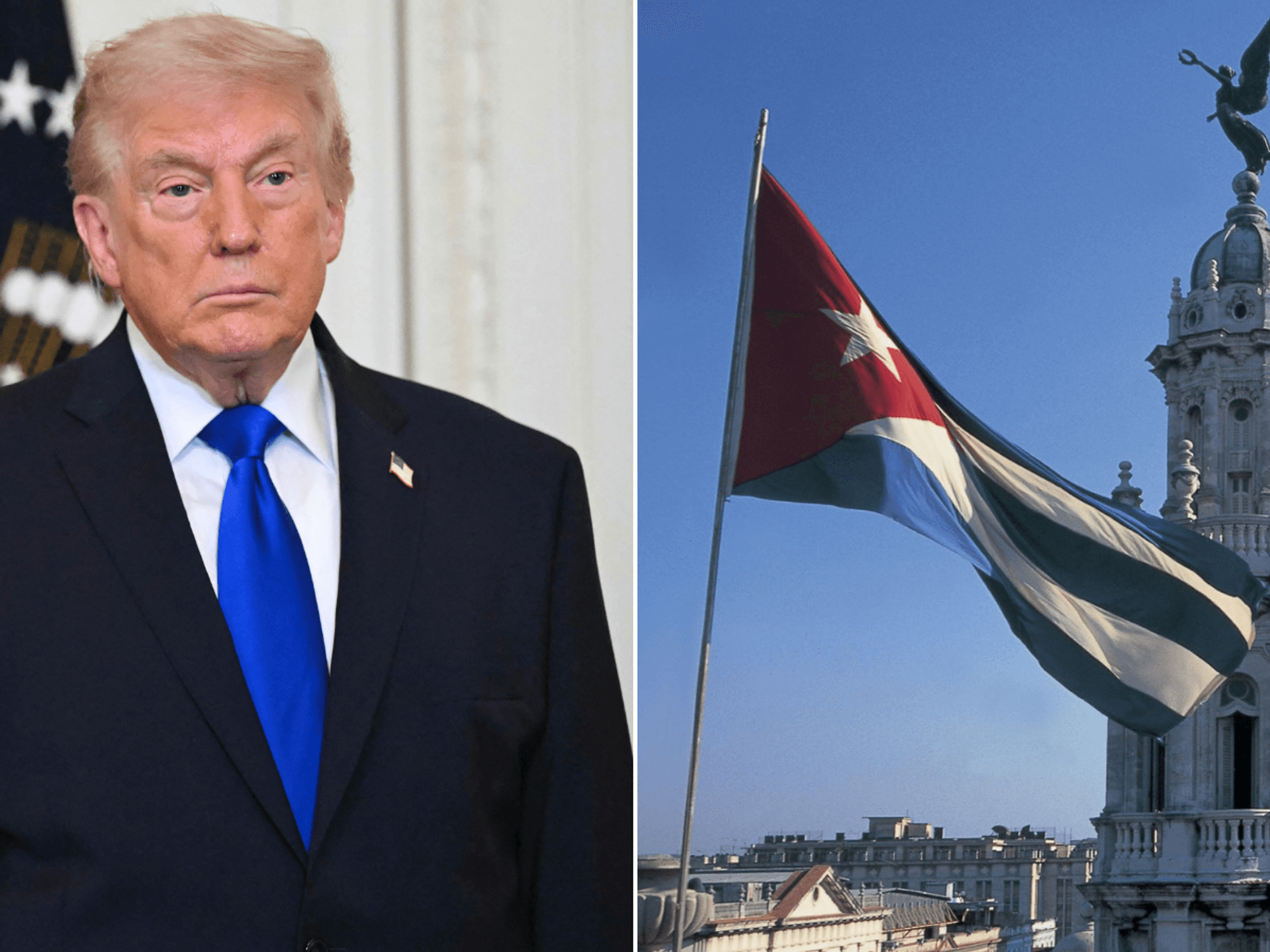 'They're in a big deal of trouble!' Donald Trump suggests 'friendly takeover' of Cuba