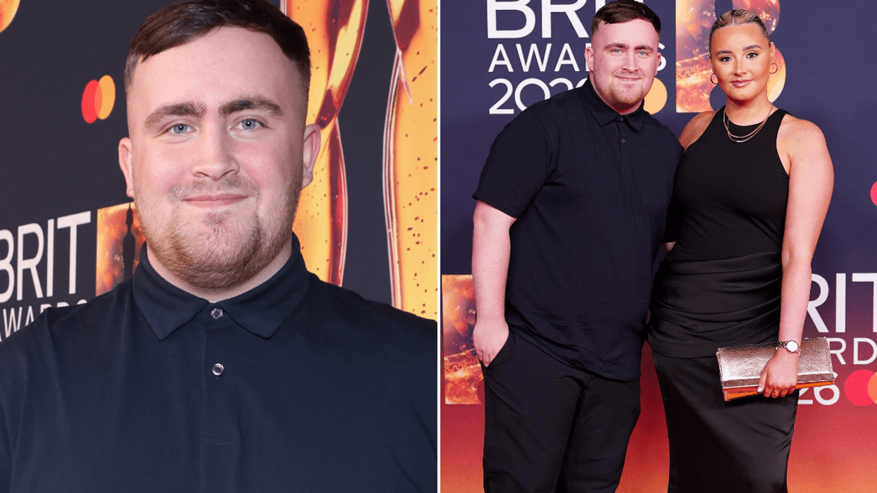 Luke Littler snubs the garish red carpet outfits of woke celebs as he dons casual polo with girlfriend on Brits 2026 red carpet