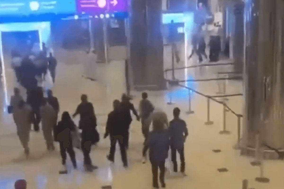 Dubai airport evacuated after Iran bomb strike as thousands of Britons face being stranded