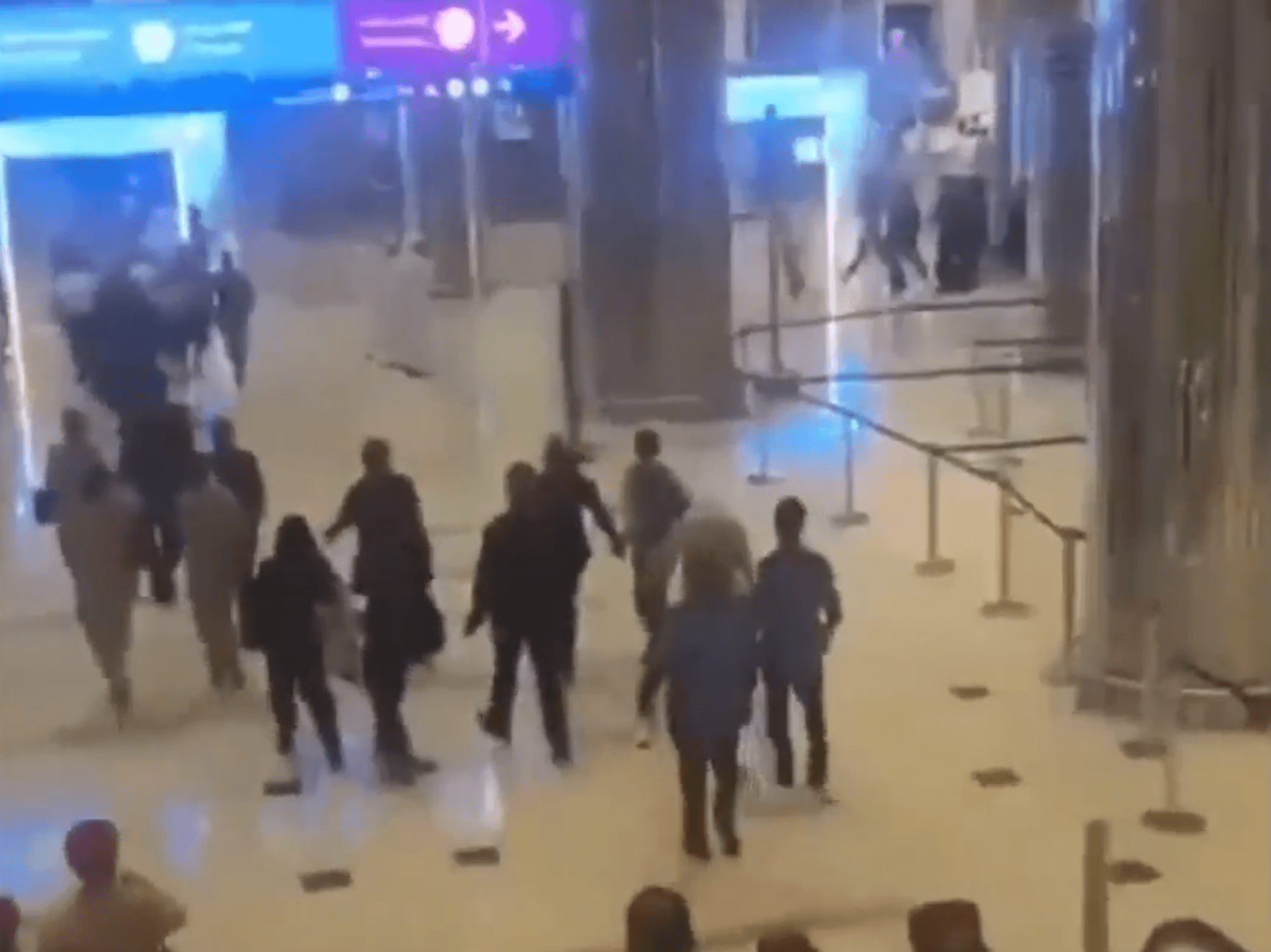 Dubai airport evacuated after Iran bomb strike as thousands of Britons face being stranded