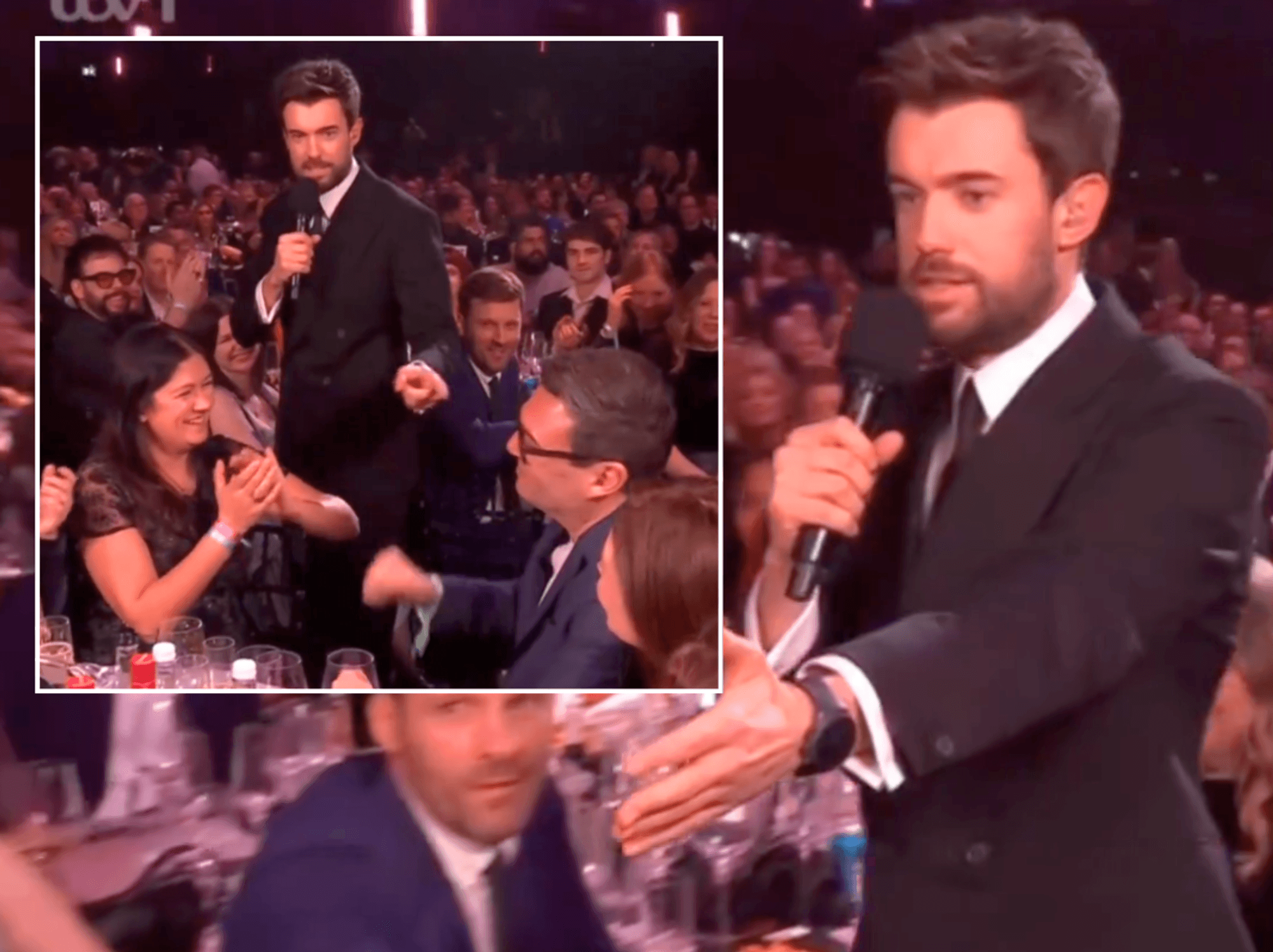 Jack Whitehall's censored political dig unmasked as ITV scrambles to cut Labour scandal gag from ...