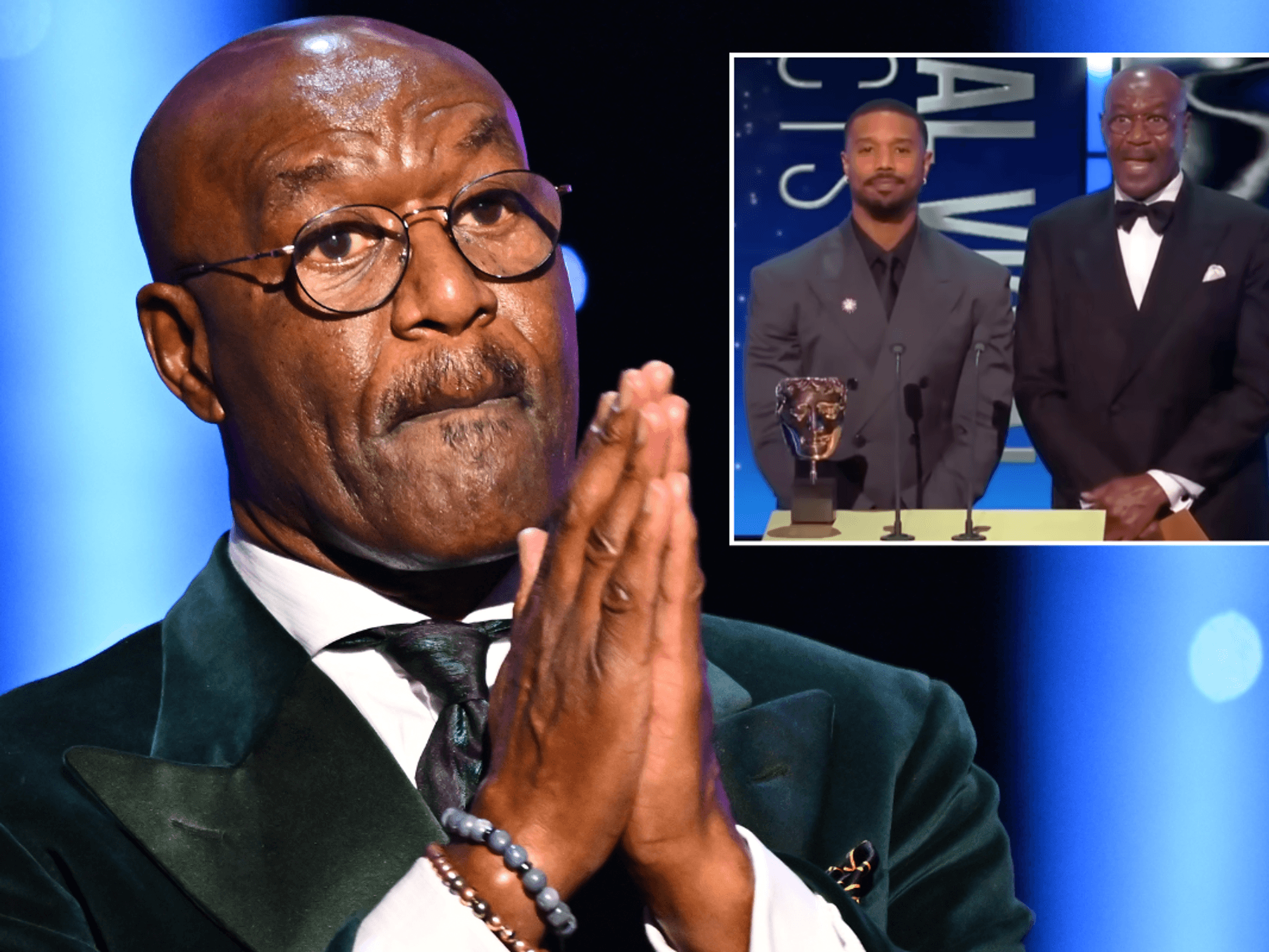 Delroy Lindo makes first public comments on Bafta slur controversy as he receives standing ovatio...