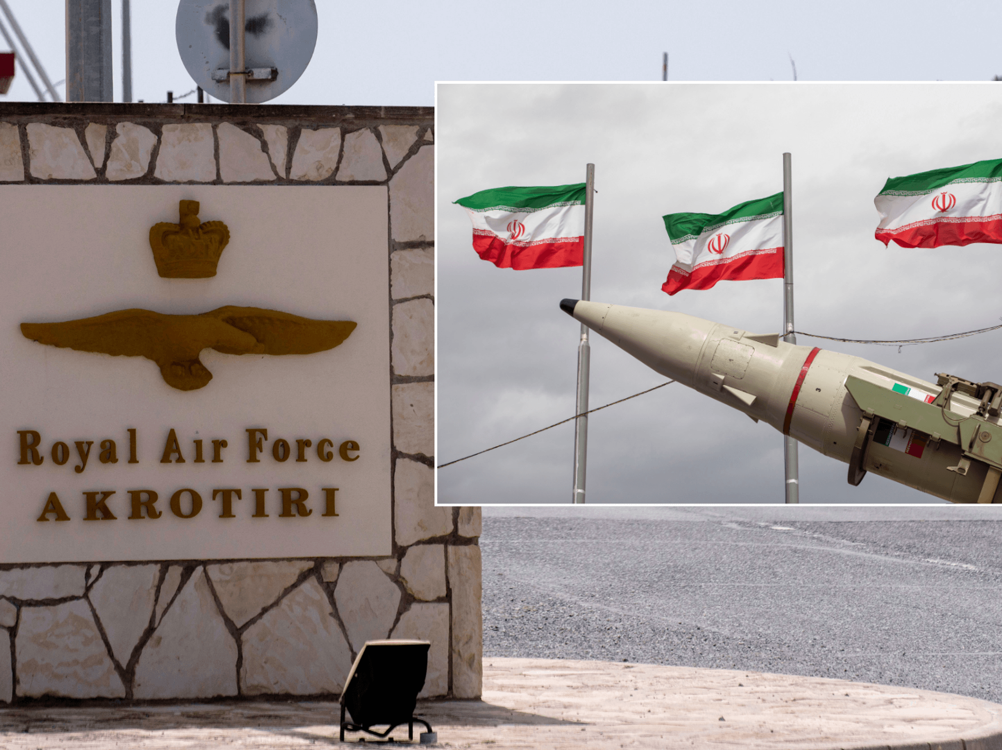 Strikes ‘narrowly miss’ British troops in Bahrain and missiles fired at Cyprus as Iran hits back