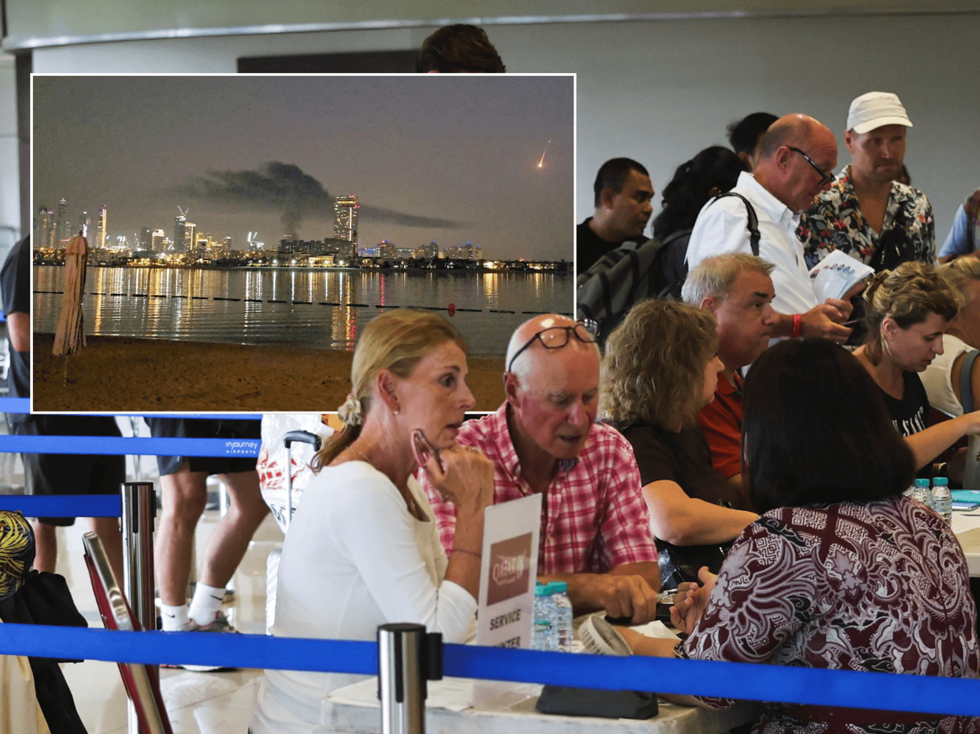 Hundreds of thousands of Britons 'could be stranded indefinitely' in the Gulf as ministers scramb...