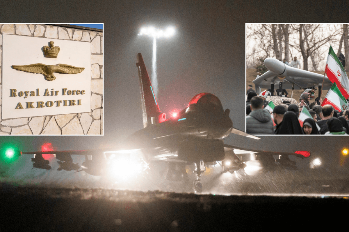 Iranian drone smashes into airfield at RAF Akrotiri as blast rocks British base - security alert declared