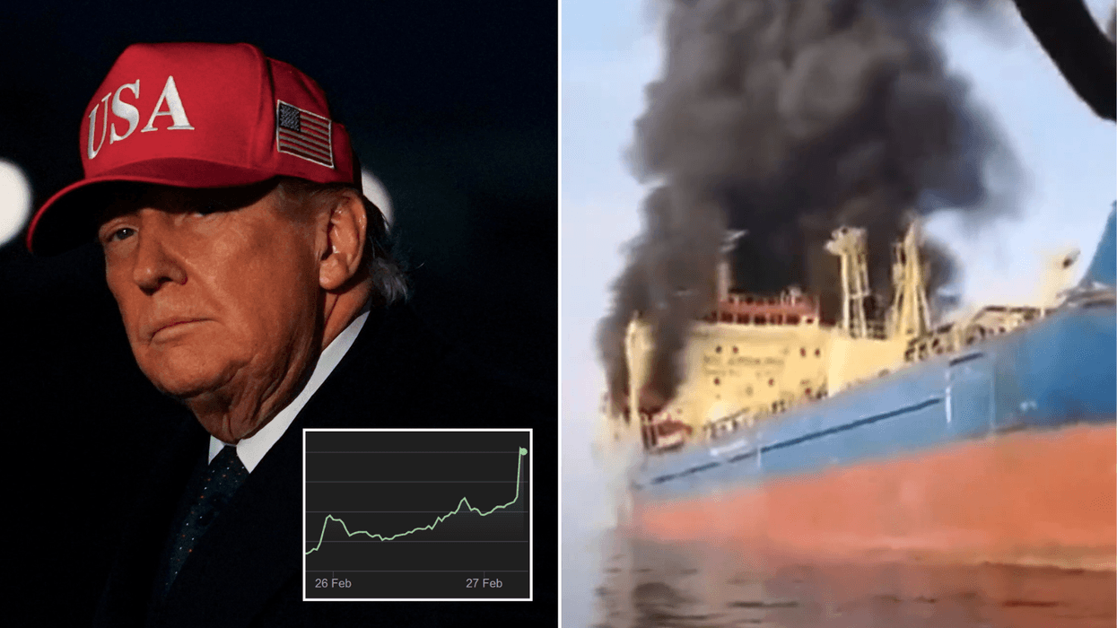 Oil prices skyrocket amid Iran crisis as tankers burn in Strait of Hormuz
