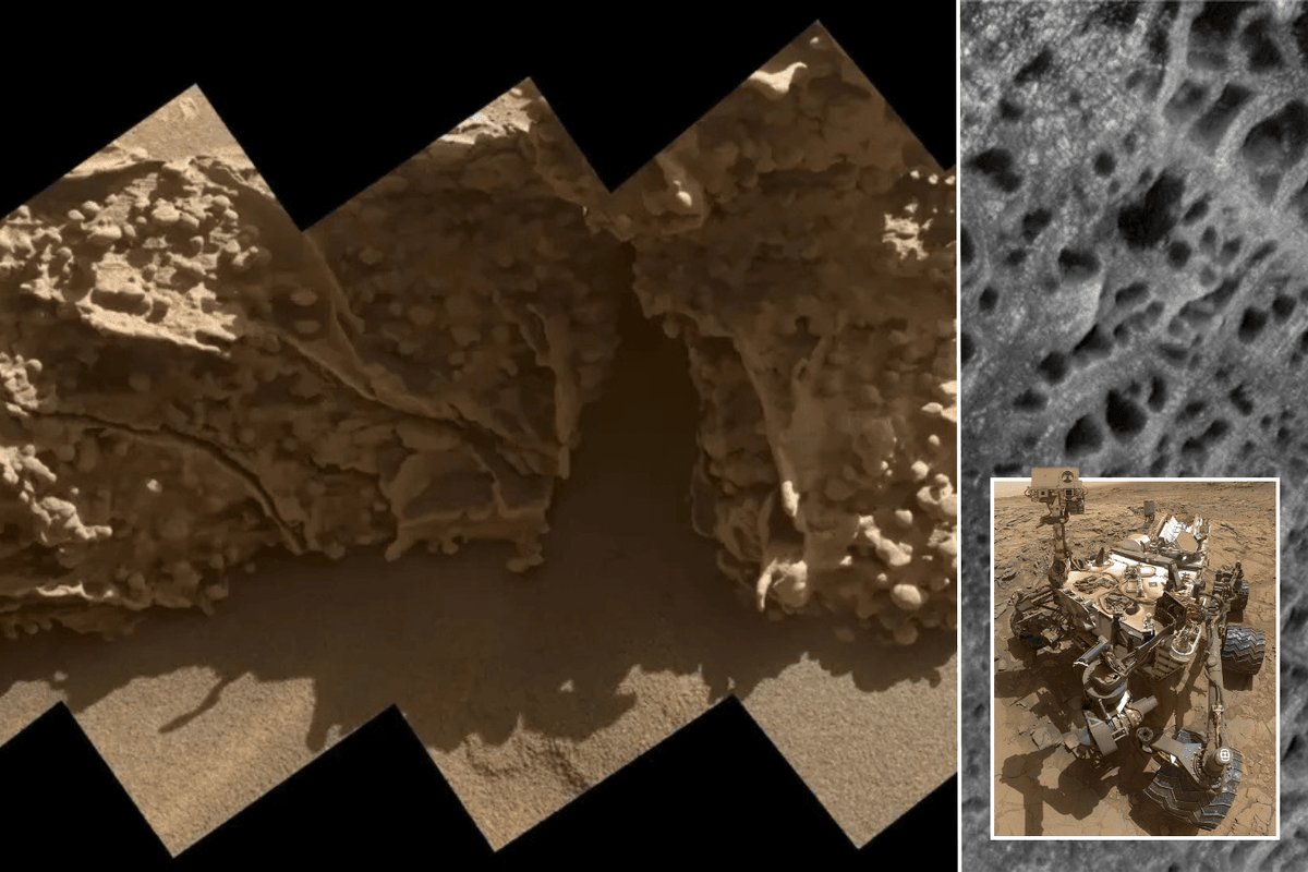 Nasa Mars rover reveals huge 'spiderwebs' on Red Planet filled with 'eggs that scientists can't explain'
