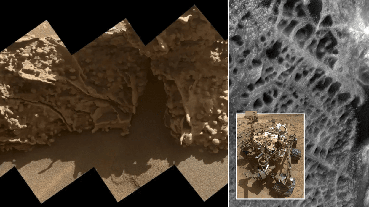 Nasa Mars rover reveals huge 'spiderwebs' on Red Planet filled with 'eggs that scientists can't explain'