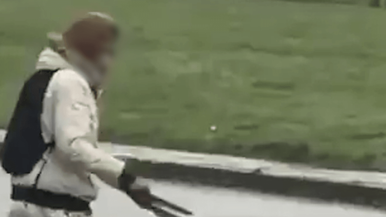 Public told to 'stay indoors' after knifeman prowls Edinburgh with two injured near high school