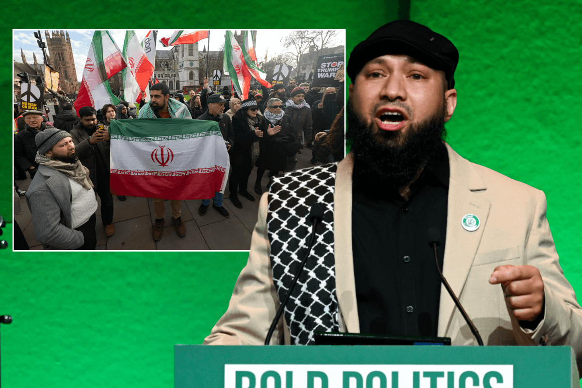 Green Party deputy leader spotted at pro-Tehran demonstration in London