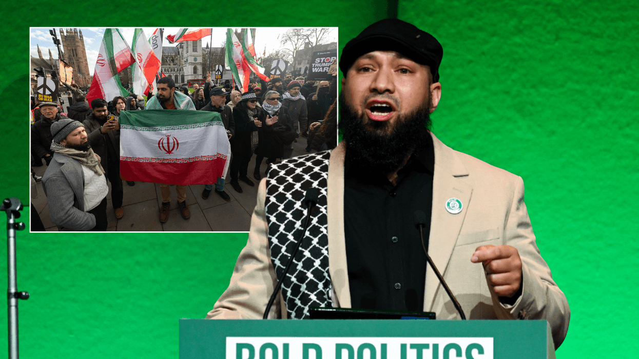 Green Party deputy leader spotted at pro-Tehran demonstration in London