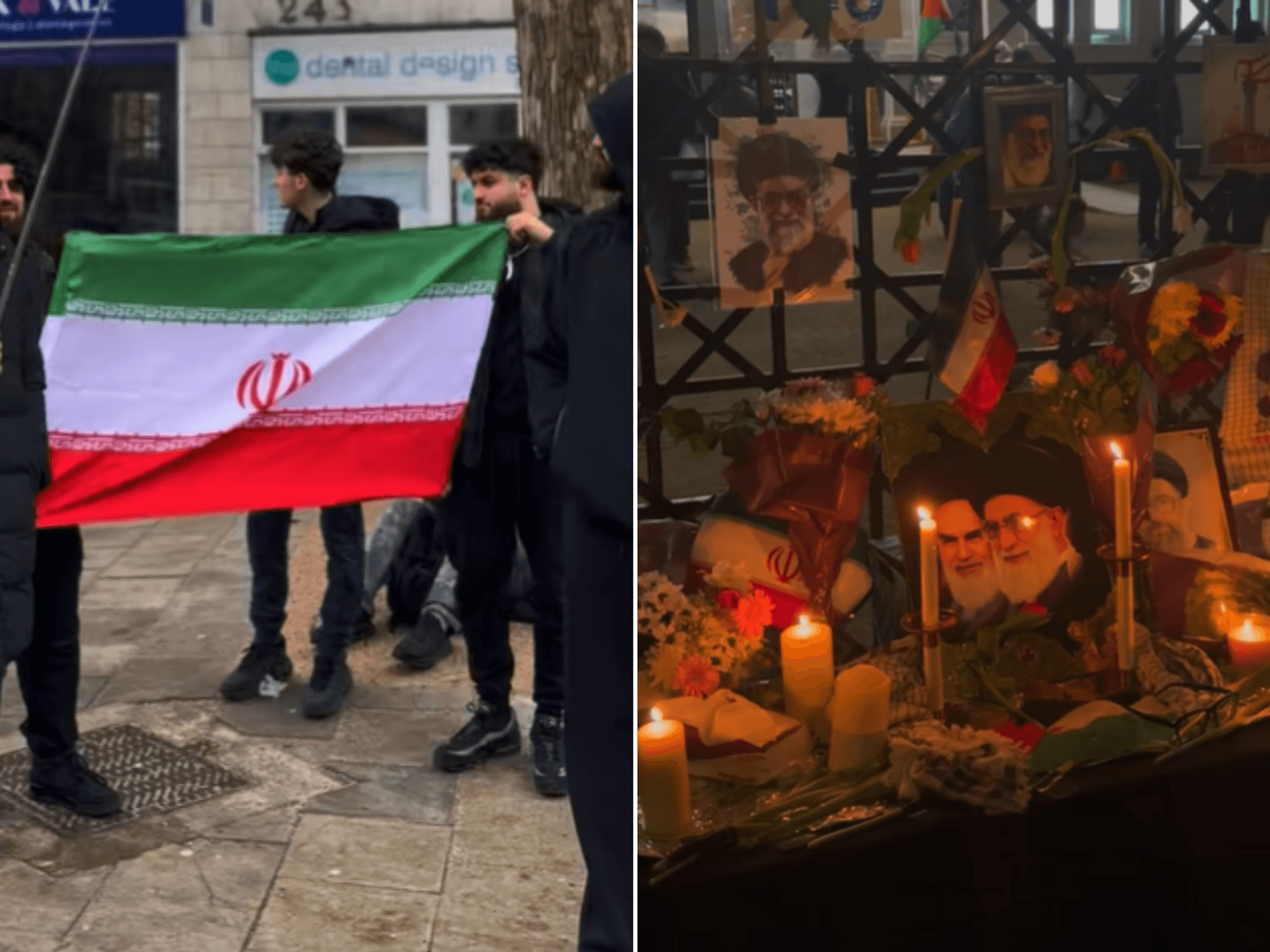 Mosques across UK hold tearful vigils for dead Ayatollah who 'had British blood on his hands'