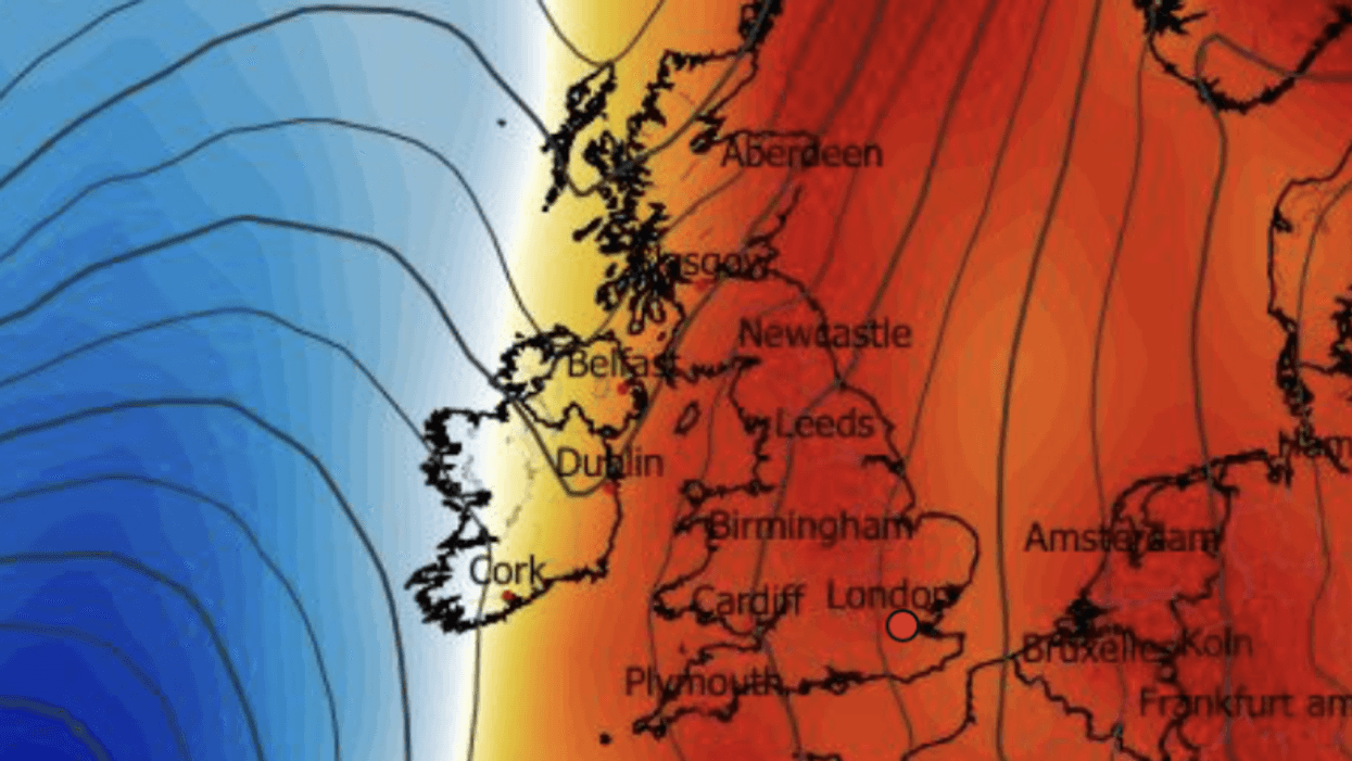 UK weather: Britain will simmer under blood-red glow as tropical winds sweep in cloud of dust from Africa