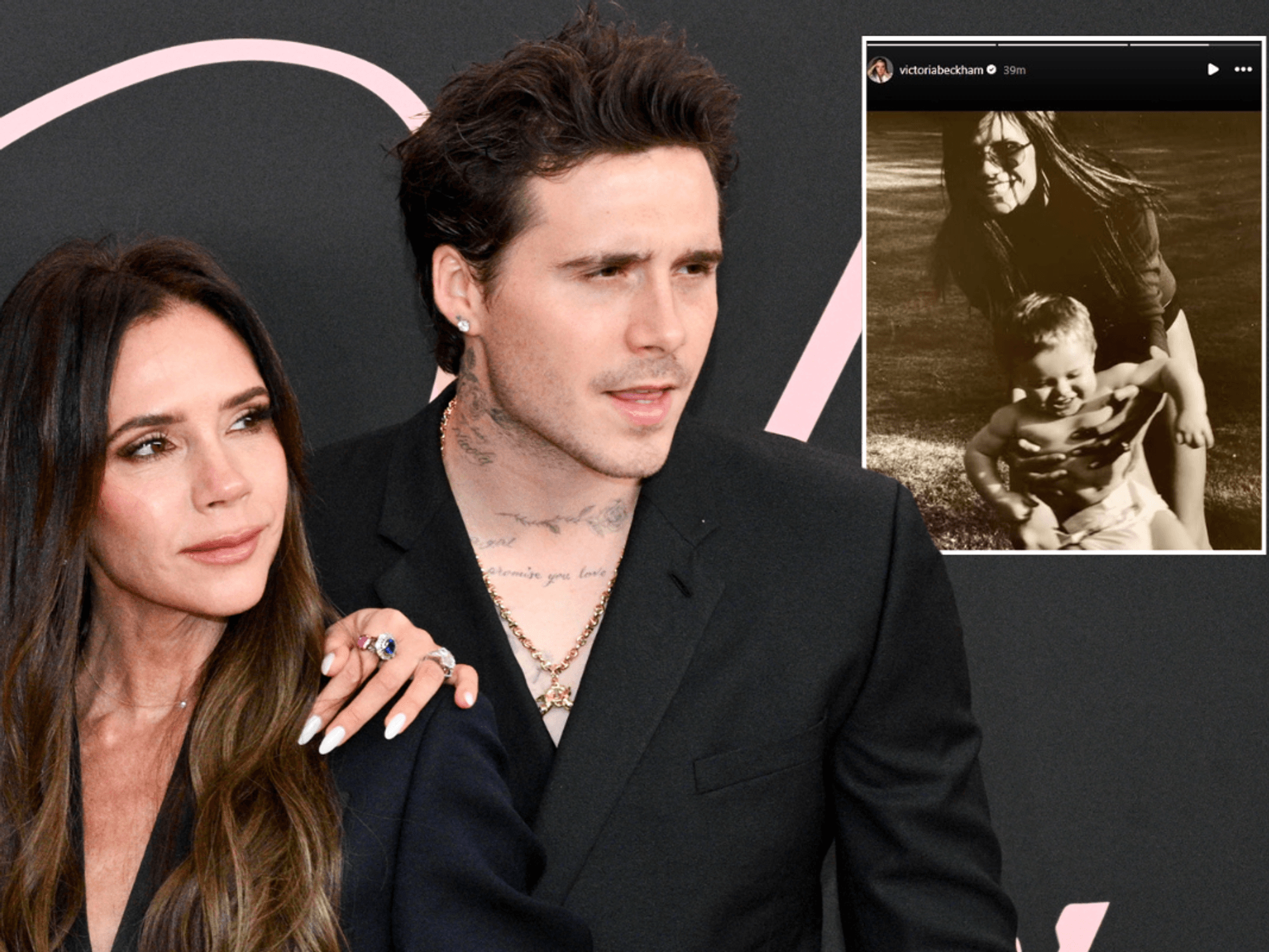 Victoria Beckham risks wrath of Brooklyn as she ignores family feud with clear message to eldest child