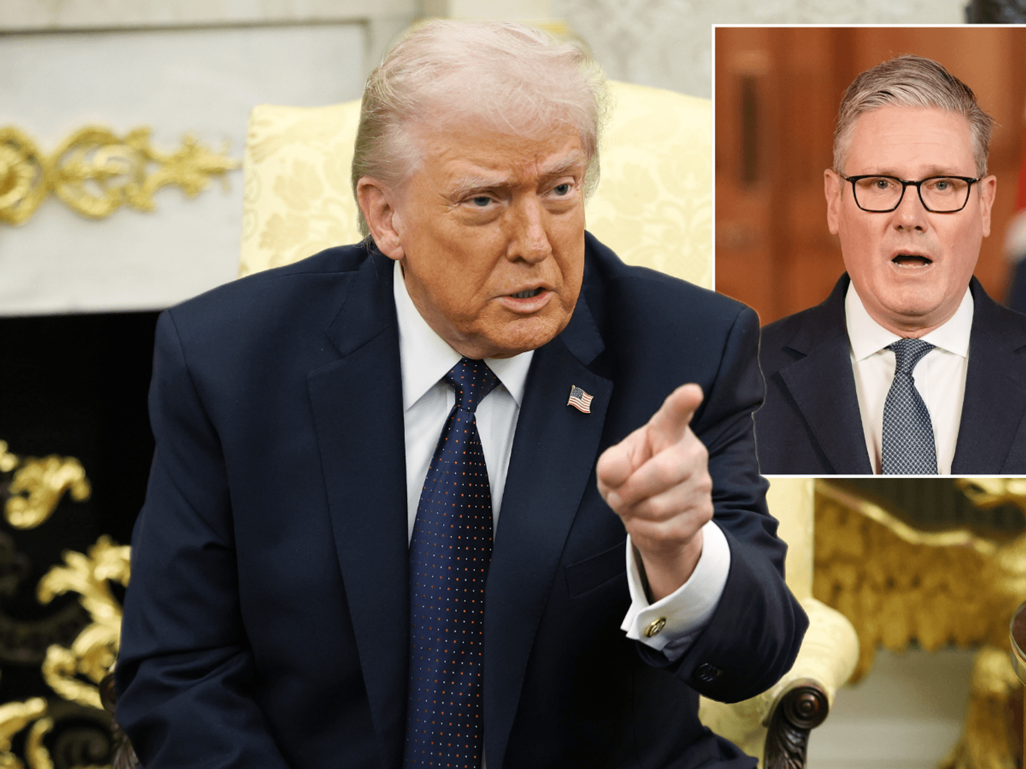 Donald Trump 'calls Keir Starmer a loser who has no future' as US President fumes over British inaction