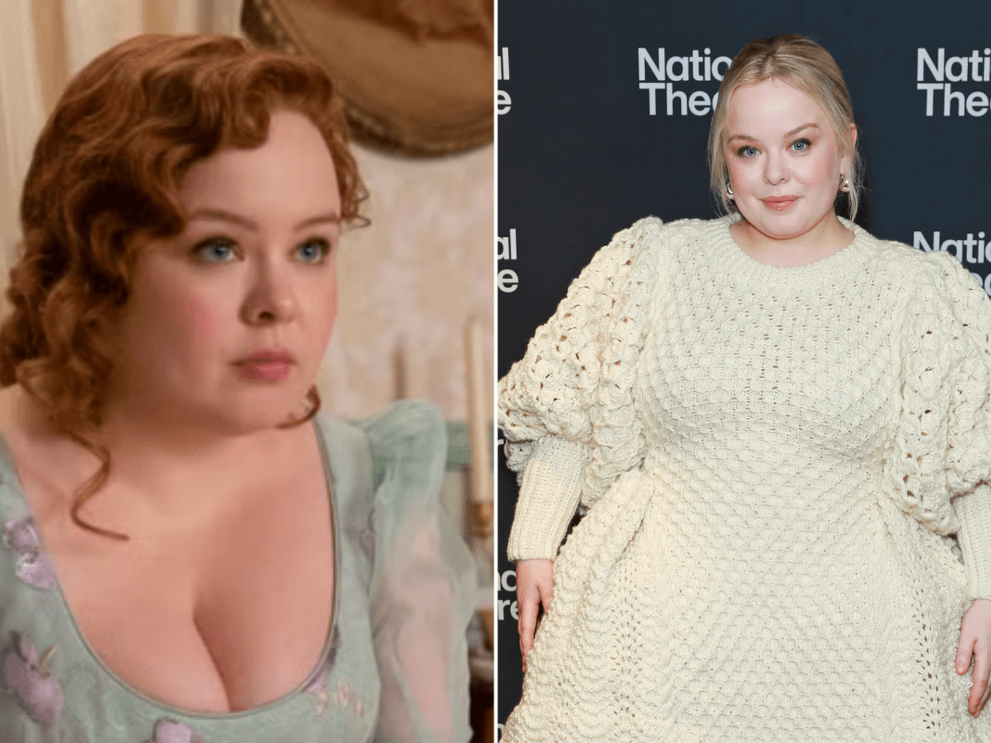 Bridgerton star Nicola Coughlan rages at 'boring' critique of body image as she slams 'plus size' label